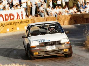 Carles Puig (Renault 5 GT Turbo). Sant Feliu de Codines 1988 (Foto: FotoCursa/Archivo Puig)